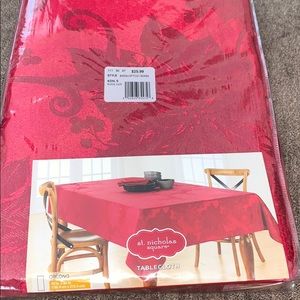 Poinsettia tablecloth